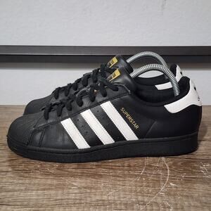 Adidas Superstar Men’s Athletic Shoes Sneakers Size 7 Black
